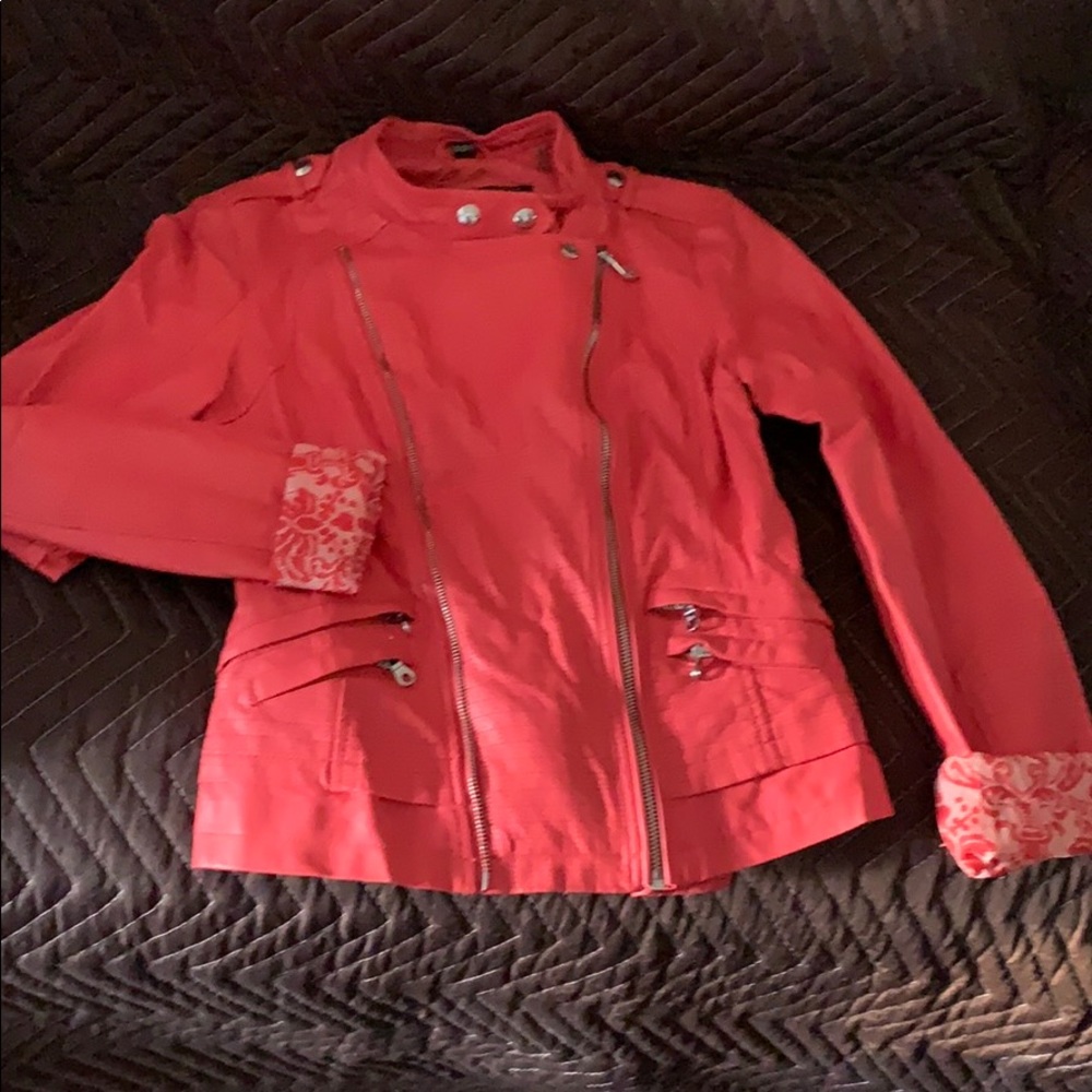 Guess pink leather jacket (like for offer)